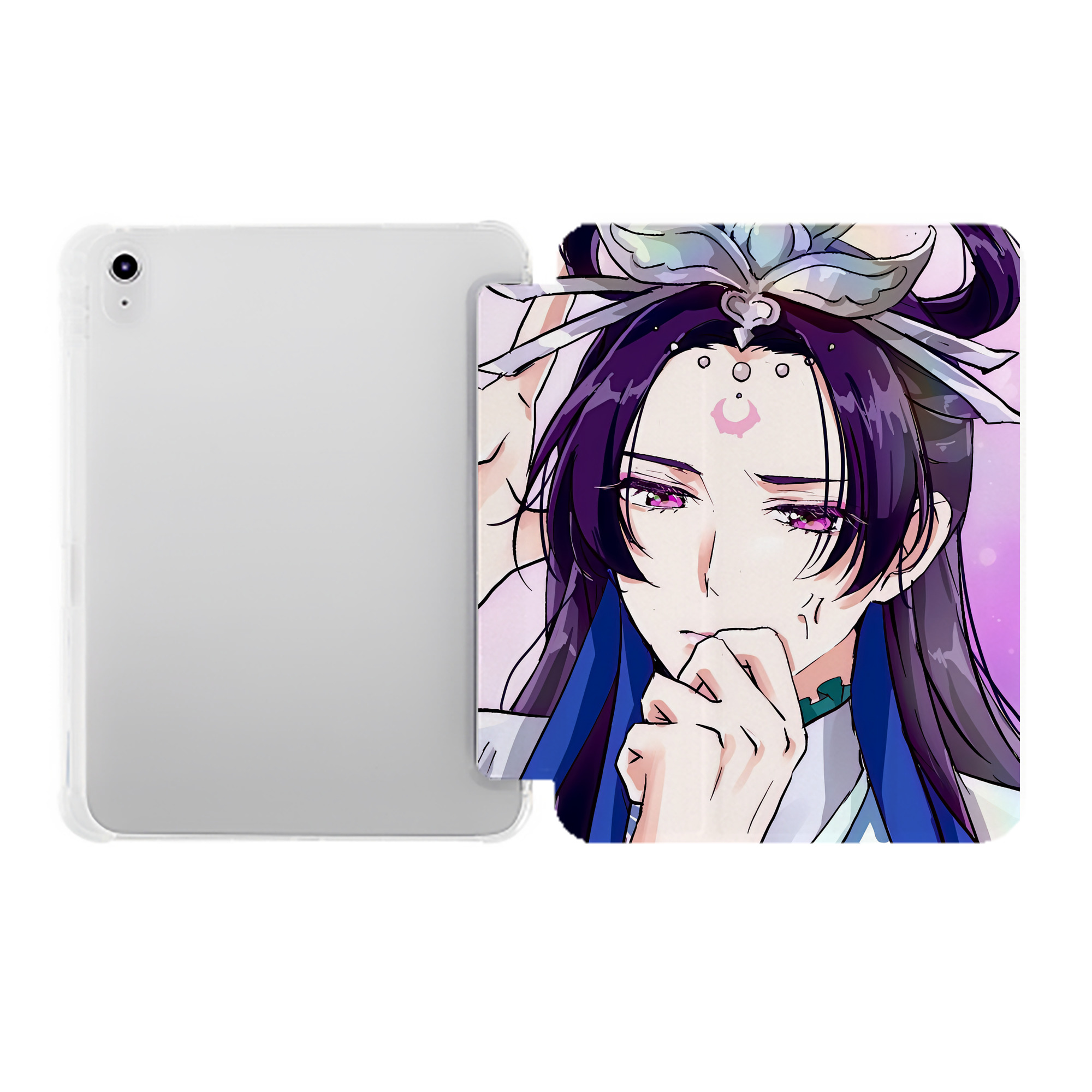 （画像用） 薬屋のひとりごと The Apothecary Diaries IPad ケース ペン収納付き 三つ折りスタンド PUレザー×シリコン 対応機種9.5/10.5/10.9インチ